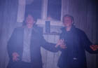 Миха и Седой на даче у Михи, Август 2001